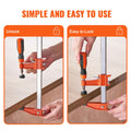 Bar Clamps 914mm 2-Pack 600lbs Quick-Change F Clamp Woodworking