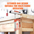 Bar Clamps 914mm 2-Pack 600lbs Quick-Change F Clamp Woodworking