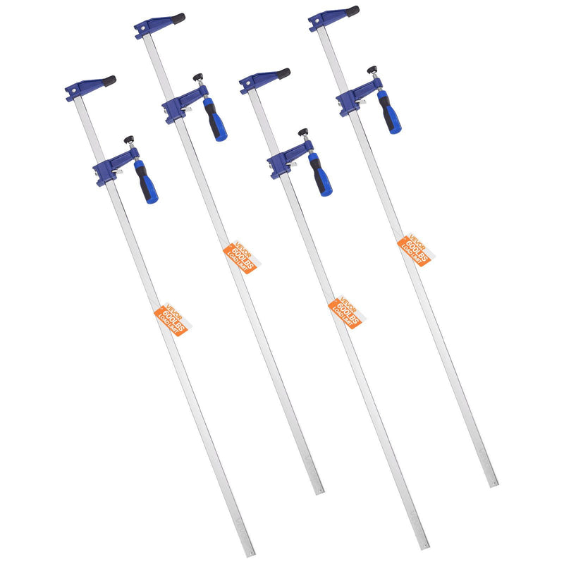 Bar Clamps 4-Pack 91.4cm 272kg F-Clamp Lockable Cast Iron