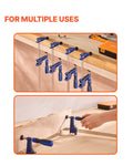 Bar Clamps 4-Pack 91.4cm 272kg F-Clamp Lockable Cast Iron