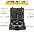 Hole Saw Cutter Kit 40-300mm Recessed Lights Ceiling Speakers Dust Shield