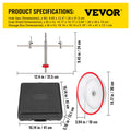 Hole Saw Cutter Kit 40-300mm Recessed Lights Ceiling Speakers Dust Shield