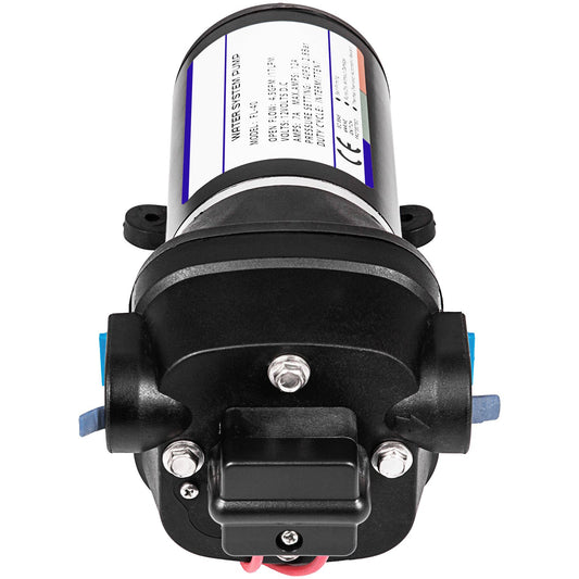 Water Pressure Diaphragm Pump, 12V FL-40 High Pressure Diaphragm Water Pump, 40PSI Automatic Self Priming Water Pump, 17L/MIN Misting Booster Sprayer Diaphragm Pump for Caravan Boat RV Garden