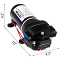 FL-40 12V Water Pressure Pump 40PSI 17L/MIN Self Priming