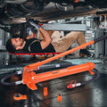 20 Ton Porta Power Kit Hydraulic Jack 4.6ft Hose Storage
