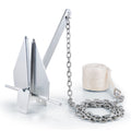 Fluke Anchor 8.5LB Galvanized Steel Boat Chain Rope Shackles
