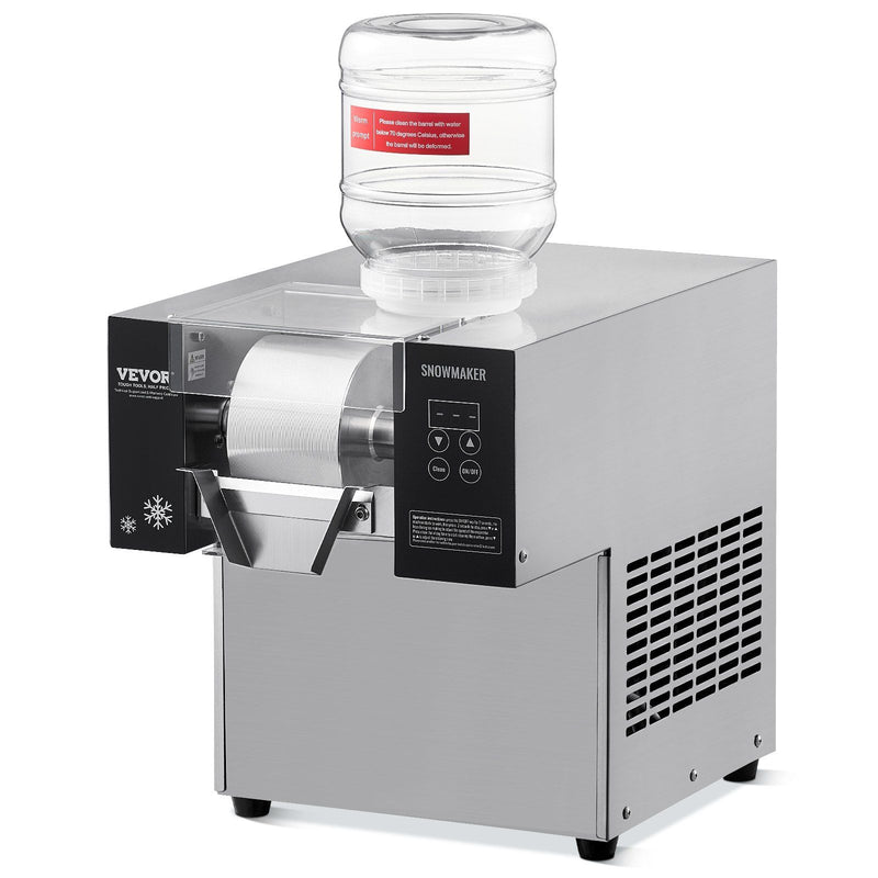 Snowflake Ice Machine 176.4LBS/24H Stainless Steel Ice Maker