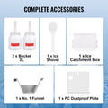 Snowflake Ice Machine 176.4LBS/24H Stainless Steel Ice Maker