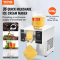Commercial Snowflake Ice Machine 276LBS/24H Stainless Steel