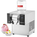 Commercial Snowflake Ice Machine, 375LBS/24H Snowflake Ice Maker, Stainless Steel Ice Shaver Machine, Electric Snow Cone Maker, Air Cooling System for Rapid Heat Dissipation, for Bakery, Cafe