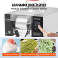 Commercial Snowflake Ice Machine 375LBS/24H Stainless Steel