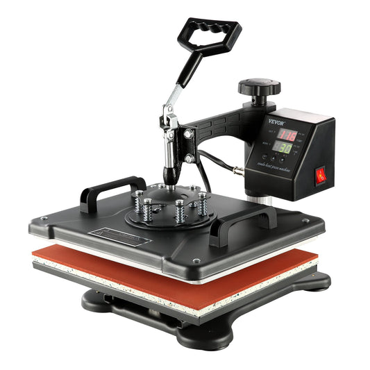 1400W Heat Press 8 in 1 Sublimation 12x15in Steel Frame