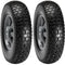 254mm Run-Flat Tire Wheel 2-Pack Solid PU Tubeless Hand Truck