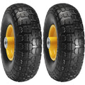 254mm Run-Flat Tire Wheel 2-Pack Hand Truck Utility Cart Dolly