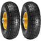 254mm Run-Flat Tire Wheel 2-Pack Hand Truck Utility Cart Dolly