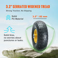 254mm Run-Flat Tire Wheel 2-Pack Hand Truck Utility Cart Dolly