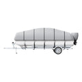 Pontoon Boat Cover 800D Waterproof 23-24ft Trailerable Bag