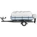 Pontoon Boat Cover 17-20ft 600D Marine Grade Grey Waterproof