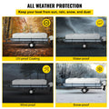 Pontoon Boat Cover 25-28ft Heavy Duty 600D Waterproof Grey