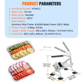 VEVOR Commercial Vegetable Slicer 1/4 inch Stainless Steel Manual Cutter