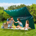 PVC Tarp 16.5x29.5ft Heavy Duty Waterproof Green Grommets Reinforced
