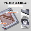Tarp Waterproof Tarpaulin 20x30ft 10mil Poly UV Resistant