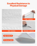 House Wrap 2.74x22.86m 0.13mm Thick Vapor Barrier White