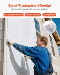 House Wrap 2.74x22.86m 0.13mm Thick Vapor Barrier White