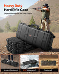Rifle Hard Case 1016mm Lockable IP67 Waterproof Gun Storage Wheels