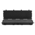 Hard Rifle Case 1270mm Lockable XPE Foam Waterproof Wheels Black