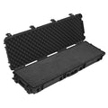 Hard Rifle Case 1270mm Lockable XPE Foam Waterproof Wheels Black