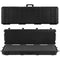 Rifle Case Hard Lockable 1320mm Waterproof Wheels Black