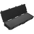 Rifle Case Hard Lockable 1320mm Waterproof Wheels Black