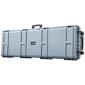 Rifle Case 1320mm Hard Lockable Waterproof Wheels Grey