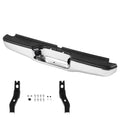 Rear Step Bumper Chrome Steel Bumper Assembly for 1995-2004-Toyota Tacoma