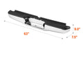 Rear Step Bumper Chrome Steel Bumper Assembly for 1995-2004-Toyota Tacoma