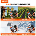 Digital Wind Speed Anemometer CFM Meter with Temperature LED Display