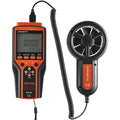 Digital Wind Speed Anemometer CFM Meter with Temperature LED Display