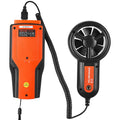 Digital Wind Speed Anemometer CFM Meter with Temperature LED Display