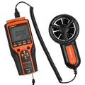 Digital Wind Speed Anemometer CFM Meter with Temperature LED Display