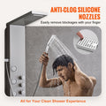 Shower Panel 4 Modes Rainfall Waterfall Massage Jets Handheld 59