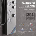 Shower Panel 4 Modes Rainfall Waterfall Massage Jets Handheld 59