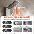 Shower Panel 6 Modes LED Rainfall Waterfall Massage Jets Handheld