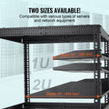 Server Rack Shelf 1U 254mm Depth 22.68kg Vented Cantilever Wall Mount