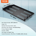 Server Rack Shelf 1U 254mm Depth 22.68kg Vented Cantilever Wall Mount