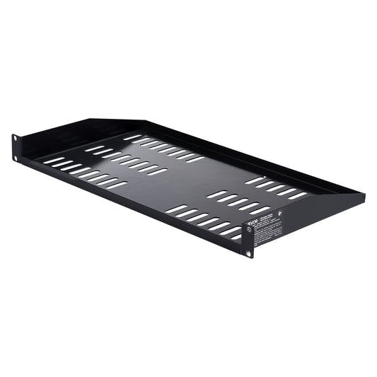 Server Rack Shelf 1U 4pc 22.68kg Vented Cantilever Wall Mount