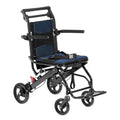 Aluminum Wheelchair Foldable Self-Lock 220lbs 15.75