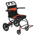 Wheelchair Aluminium Alloy Transport Chair Foldable 18