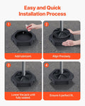 Levitex RV Leveling Pads 4-Pack 5000lbs Trailer Jack Stabiliser