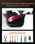 Wire Stripping Machine 1.5-25mm Portable Copper Stripper Hand Crank Drill